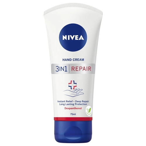 Nivea Hand Cream Krem Do Rąk Regenerujący 3w1 Repair Care 75ml