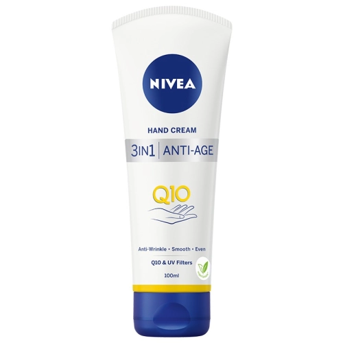 Nivea Hand Cream Przeciwzmarszczkowy Krem Do Rąk 3in1 Anti-Age Q10 100 Ml