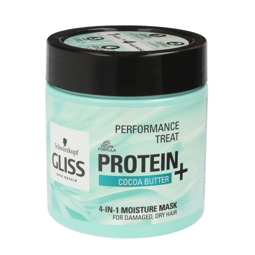 Gliss Hair Repair Protein+ Maska Do Włosów 4in1 Nawilżająca Cocoa Butter 400ml
