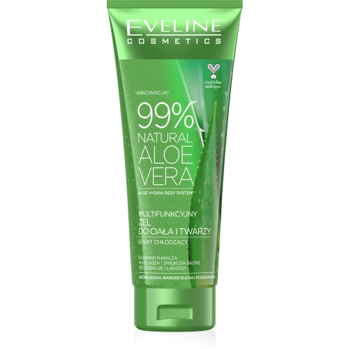 Eveline Multifunkcyjny Żel Do Ciała I Twarzy 99% Natural Aloe Vera 250ml