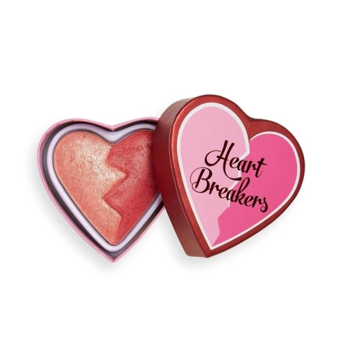 I Heart Revolution Heartbreakers Shimmer Róż Rozświetlający Do Twarzy Blush Strong 10g