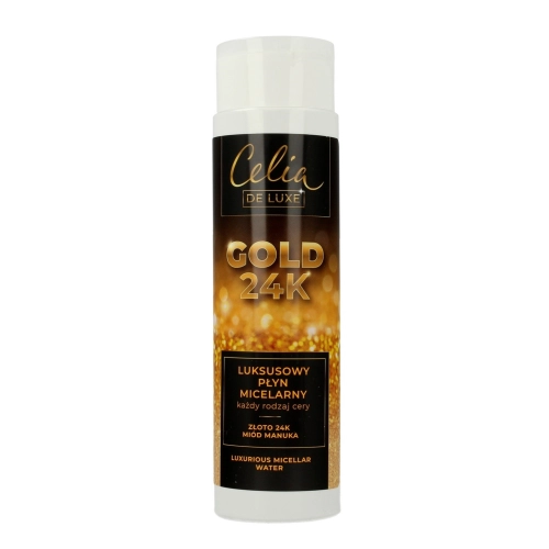 Celia Gold 24k Luksusowy Płyn Micelarny - Każdy Rodzaj Cery 200ml