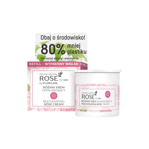 Floslek Rose For Skin Różane Ogrody Różany Krem Odmładzający Na Dzień [Refill] 50 ml