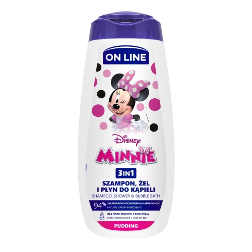 On Line Disney Żel Pod Prysznic 3w1 Dla Dzieci Minnie - Pudding 400ml