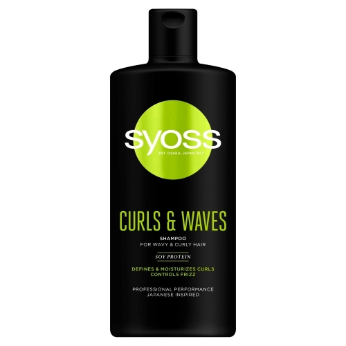 Schwarzkopf Syoss Curls Waves Szampon Do Włosów Podkreślający Loki 440ml