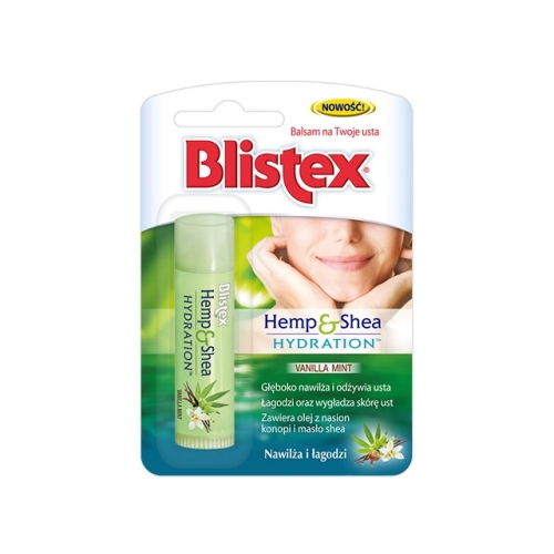 Blistex Lip Infusions Balsam Do Ust Nawilżająco Łagodzący Hemp Shea Hydration 1szt