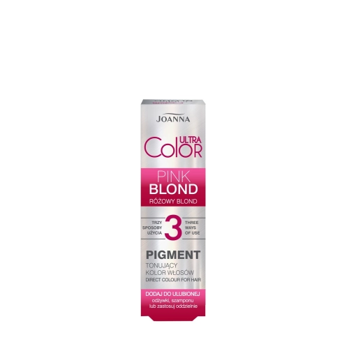 Joanna Ultra Color Pigment Tonujący Kolor Włosów - Pink Blond (Różowy Blond) 100ml