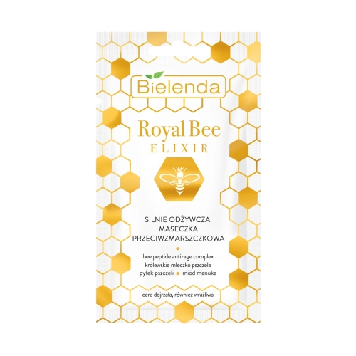 Bielenda Royal Bee Elixir Silnie Odżywcza Maseczka Przeciwzmarszczkowa 8g
