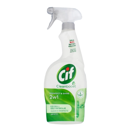 Cif Disinfect Shine Spray Czyszcząco-Dezynfekujący Orginal 750 Ml