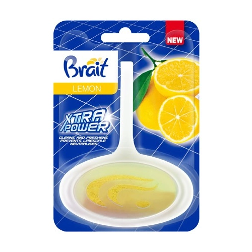 Brait Xtra Power Kostka Toaletowa Do Wc W Koszyku - Lemon 40g