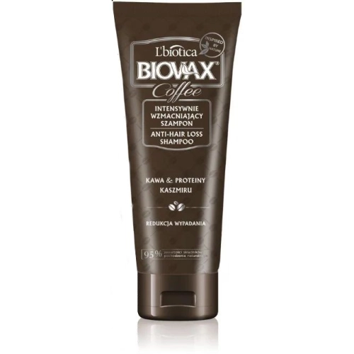 L`Biotica Biovax Glamour Coffee Szampon Do Włosów Intensywnie Wzmacniający - Kawa I Proteiny Kaszmiru 200ml