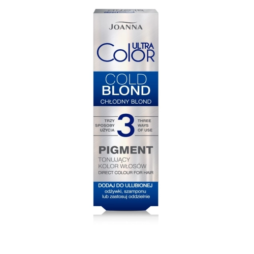 Joanna Ultra Color Pigment Tonujący Kolor Włosów - Cold Blond (Chłodny Blond) 100ml