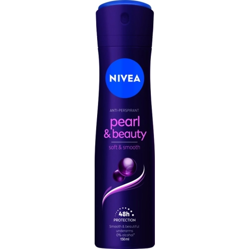 Nivea Dezodorant Pearl Beauty Black Spray Damski 150ml