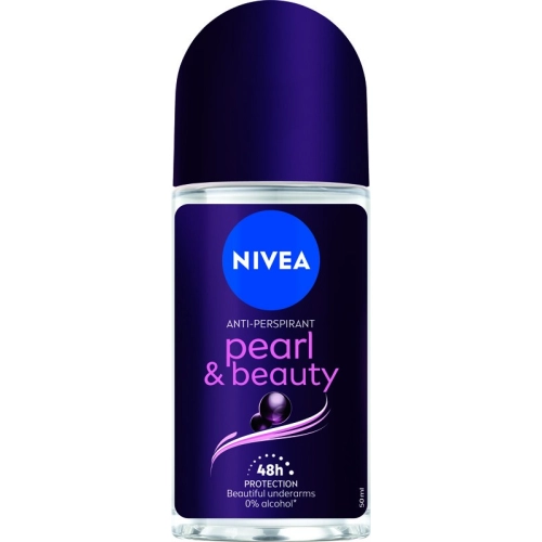 Nivea Dezodorant Pearl Beauty Black Roll-On Damski 50ml
