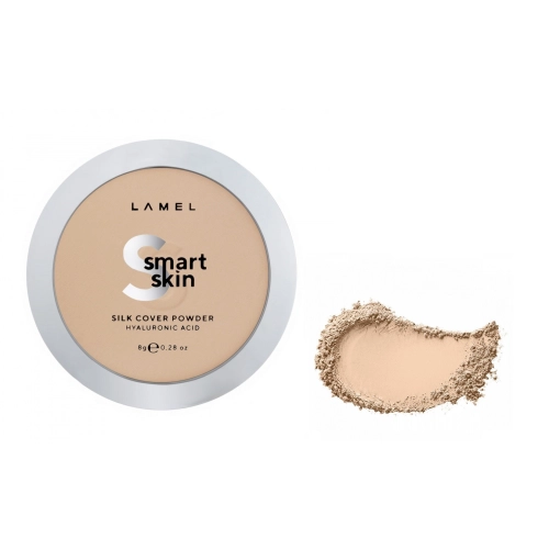 Lamel Smart Skin Puder Kompaktowy Do Twarzy Silk Cover Nr 404 8g