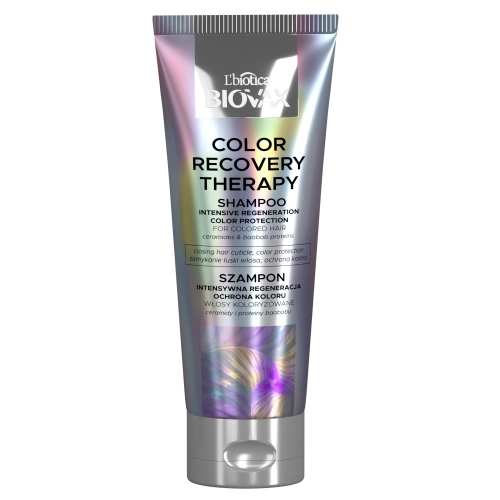L`Biotica Biovax Color Recovery Therapy Szampon Do Włosów Koloryzowanych - Intensywna Regeneracja Ochrona Koloru 200ml