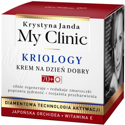 Janda My Clinic Kriology 70+ Krem Na Dzień Dobry - Japońska Orchidea Witamina E 50ml