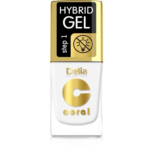 Delia Cosmetics Coral Hybrid Gel Emalia Do Paznokci Nr 84 11ml