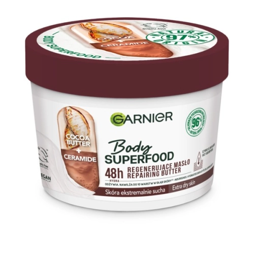 Garnier Body Superfood Regenerujące Masło Do Ciała - Skóra Ekstremalnie Sucha 380ml