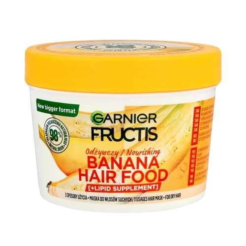 Fructis Hair Food Maska Odżywcza Do Włosów Suchych - Banana 400ml