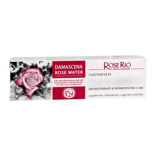 Rose Rio Pasta do Zębów Homeopathic Damascena Rose Water - 65ml