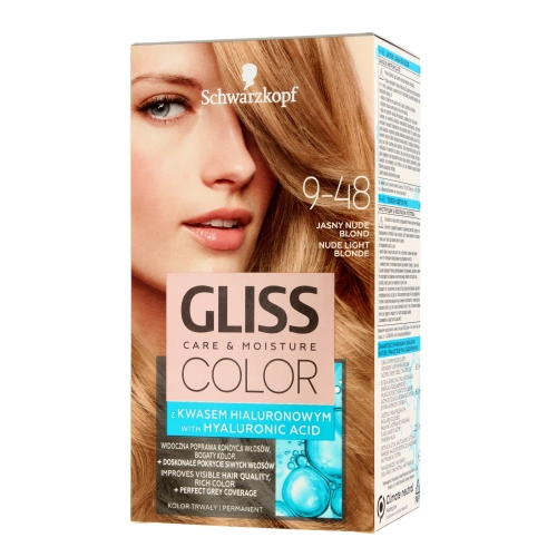 Krem Koloryzujący do Włosów H Gliss Color 7-42 Nude Beige Blonde