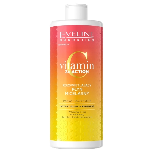 Eveline Vitamin C 3xaction Rozświetlający Płyn Micelarny 500ml