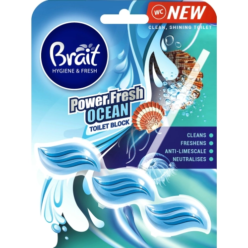 Brait Hygiene Fresh Kostka do Wc Power Fresh Ocean 39g