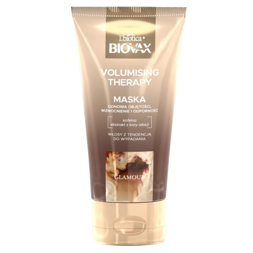 L Biotica Biovax Glamour Maska Volumising Therapy - Do Włosów Z Tendencją Do Wypadania 150ml