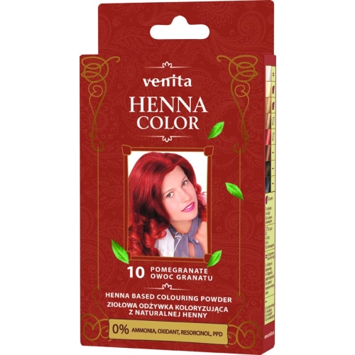 Venita Henna Color Ziołowa Odżywka Koloryzująca - 10 Owoc Granatu 1op.
