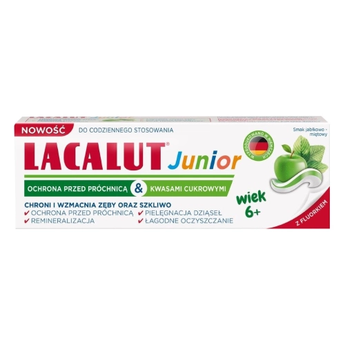 Lacalut Junior Pasta Do Zębów Dla Dzieci Od 6 Lat 55ml