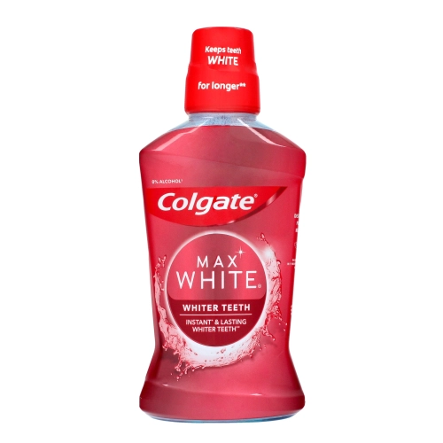 Colgate Max White Whiter Teeth Płyn do Płukania Jamy Ustnej 500ml