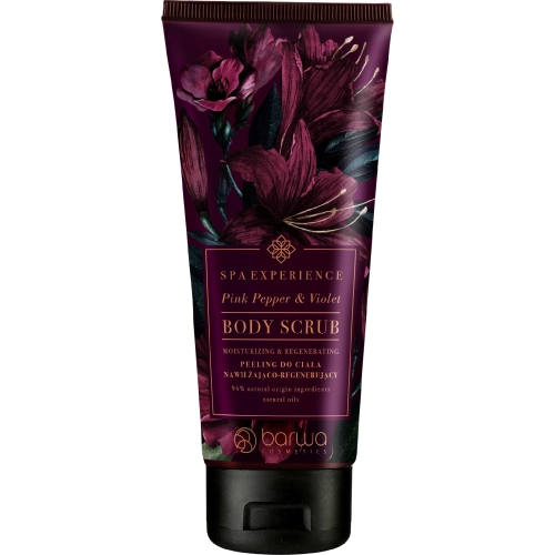 Barwa Cosmetics Spa Experience Peeling do Ciała Nawilżająco-Regenerujący Pink Pepper Violet 180ml