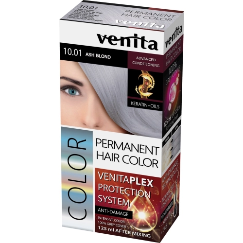Venita Color Farba Do Włosów Venita Plex Nr 10.01 Ash Blond 1op.