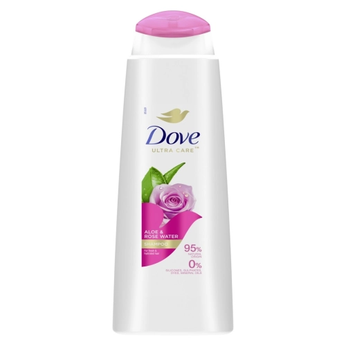 Dove Ultra Care Odwieżający Szampon Do Każdego Typu Włosów Aloe Rose Water 400ml