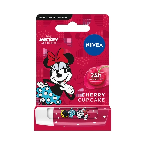Nivea Disney Pielęgnująca Pomadka Do Ust - Cherry Cupcake Minnie Mouse 4.8 g