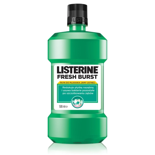 Listerine Fresh Burst Płyn Do Płukania Jamy Ustnej 500ml
