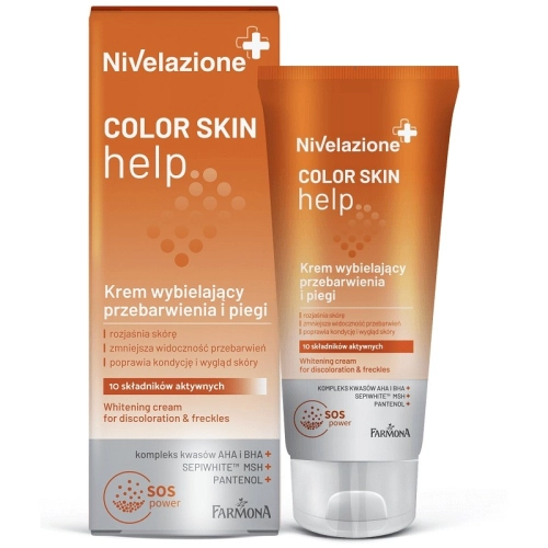 Farmona Nivelazione Krem Wybielający Przebarwienia I Piegi Color Skin Care 50ml