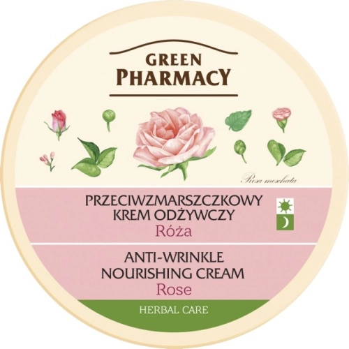 Green Pharmacy Herbal Cosmetics Krem Do Twarzy Przeciwzmarszczkowy Z Różą