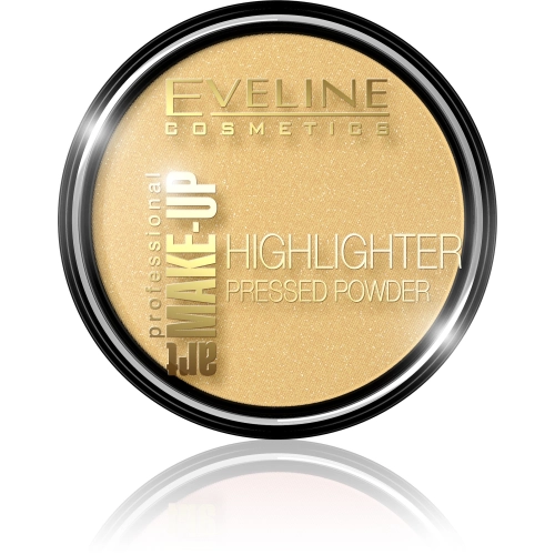 Eveline Art Professional Make-Up Puder Prasowany Rozświetlający Nr 55 Golden 1szt