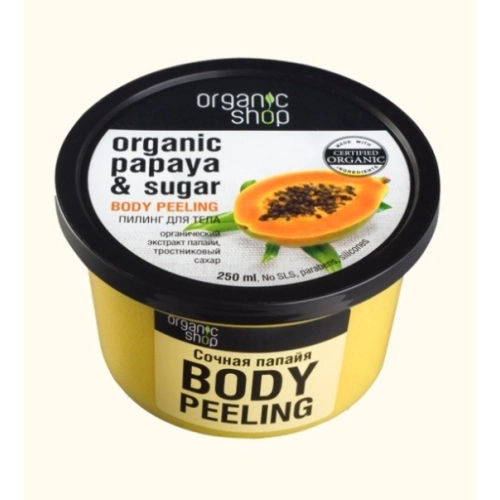 Organic Shop Peeling Do Ciała Juicy Papaya 250 Ml