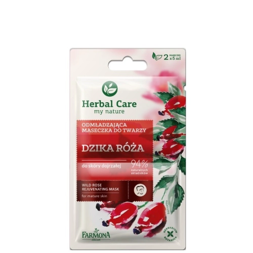 Farmona Herbal Care Maseczka Odmładzająca Dzika Róża - Saszetka 5ml X 2