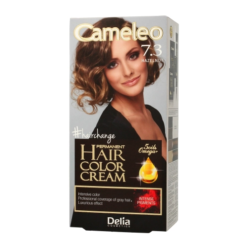 Delia Cosmetics Cameleo Farba Permanentna Omega+ Hazelnut 7.3