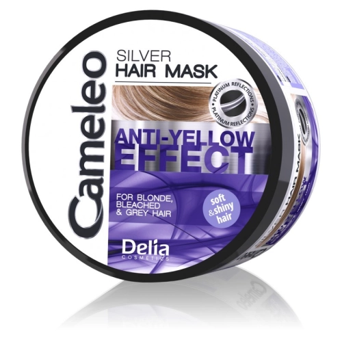 Delia Cosmetics Cameleo Silver Maska Do Włosów Przeciw Żółtym Odcieniom 200ml