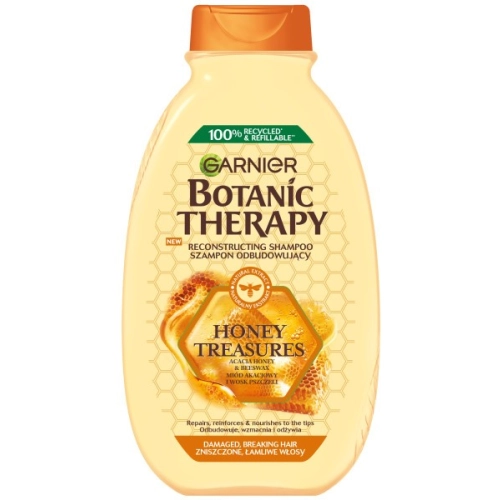 Garnier Botanic Therapy Miód Propolis Szampon Odbudowujący Do Włosów Bardzo Zniszczonych - Honey Treasures 400ml