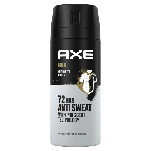 Axe Dezodorant W Sprayu Gold Anti Sweat 72hrs 150 Ml
